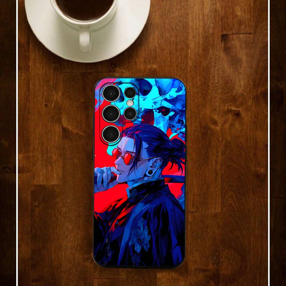 Creativity Suguru G-Geto Silicone Case For Samsung S25 24 23 22 21 20 Plus Ultra 5G Lite Shockproof Cover