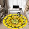 1PC Mandala Artwork Chair Carpet for Office Non-Slip, Lightweight, Machine Washable Rug for Office, Sleeping, Room - Holiday Decoryy251009034