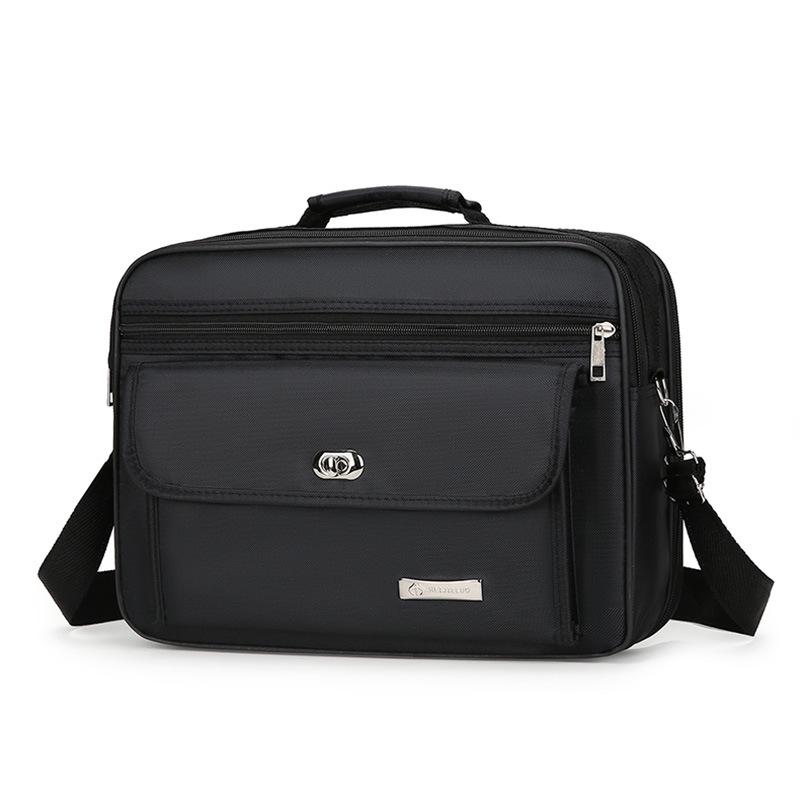 Men's Large Capacity Wear-Resistant Business Laptop Briefcase and Travel Handbag
