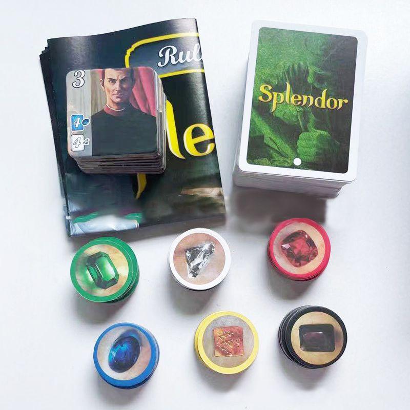 Board Splendor Game Full English Mini Version For Party Family Cards Playing