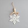 6pcs Wooden Snowflakes Ornaments Christmas Decoration For Home Xmas Tree Hanging Pendant 2026 New Year Holiday Gifts DIY Craft