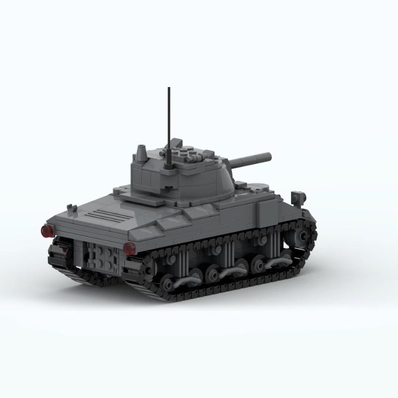 WW2 M4 Sherman Tanks Armored Vehicle Military Series Bricks Building Blocks Educational Children Toys Assemble Toys Adults Gifts