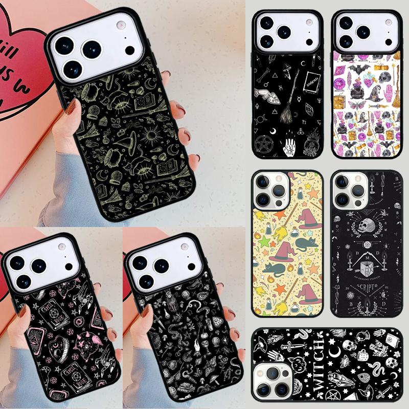Witch Witchcraft Phone Case For iPhone 17 Air 14 15 13 12 Max Cover For Apple 16e 11 Pro Max Plus Coque