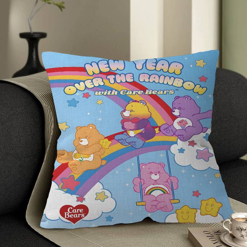 CARE Bear American Retro Cartoon Cute Cushion Cover Decorative Pillow Sofa Home Decor Case Pillow Cases