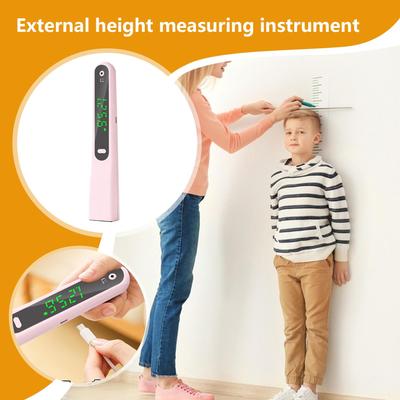 Smart Digital Height Measuring Device Infrared Laser Height Measurement Tool Handheld Cordless Height Measurement Device for Kid