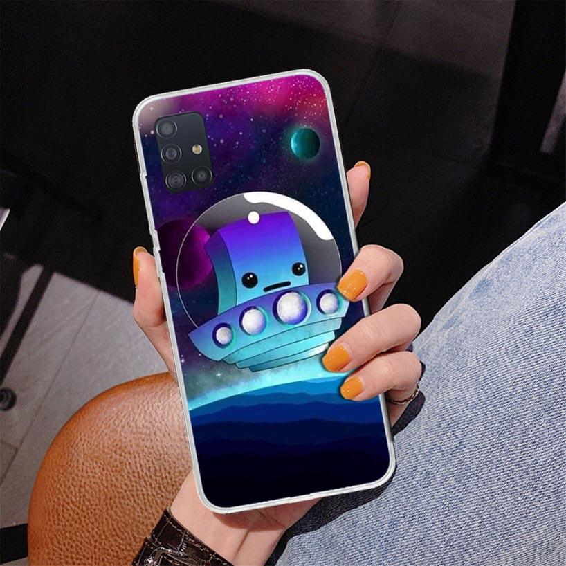 Geometry Dash Game Phone Case For Samsung Galaxy A52 A32 A22 A12 A51 A31 A50S A30S A20S A10S Note 20 Ultra 10 Plus S10 A72 A71 G