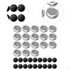 18 Piezas Lata Redonda de Entrenamiento de Olores para Perros Contenedores de Comida Lata de Aluminio con Tapas Portátil Reutilizable Metal