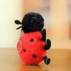 PP Cotton Keychain Pendant Cartoon Stuffed Doll Toy Simulation Insect Pendant  Bag Decor Gift