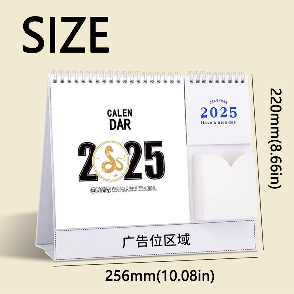 Simple Agenda Planner Scheduler Standing Flip Calendar Gift 2025 Desk Calendar  Home Decoration