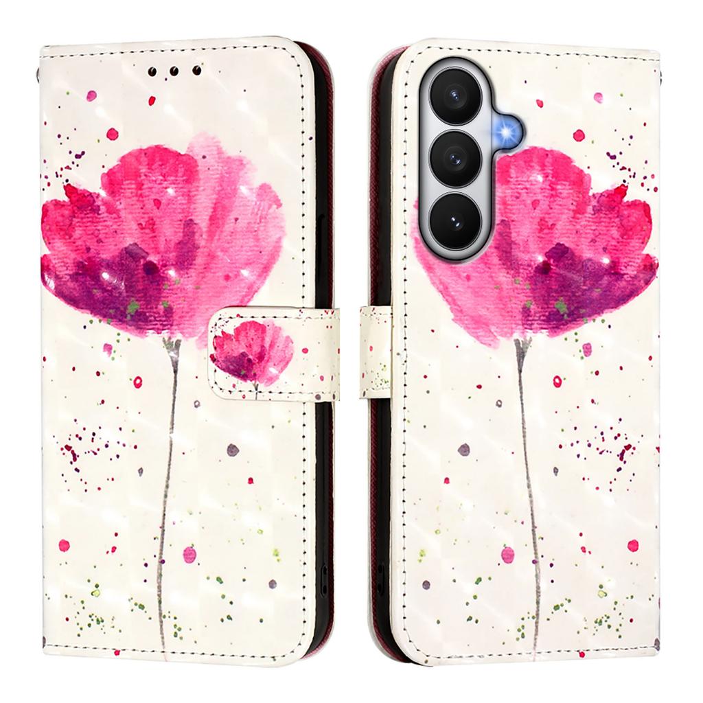 For Samsung Galaxy S26/S26 Pro Leather Case Pattern Printing Wallet Stand Mobile Cover with Strap