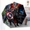 Disney Avengers, Super-héros, Bandes dessinées Parapluie de Haute Qualité, Design Pliant à Huit Nervures, Ouverture et Fermeture Automatiques, Petit, Élégant et Prati