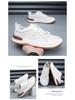 Men's Breathable Leather Crooked Toe Clown Shoes - Trendy Versatile Casual Hollowed-Out White Skate Shoes for Spring/Summer