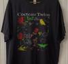 Réimpression années 90 Cocteau Twins T-shirt Groupe Noir Manches Courtes Unisexe T-shirt Réimpression T-shirt Unisexe