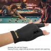 Breathable 3 Fingers Cue Gloves Three Finger Pool Cue Gloves Snooker Cue Glove  Snooker Cue Sport