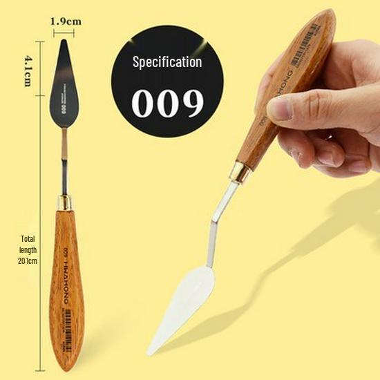 

Huahong Stainless Steel Palette Knife for Acrylic and Oil Painting