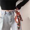 Women's Versatile Leather Skinny Scarf Belt for Pants, Jeans, and Waist Cinching