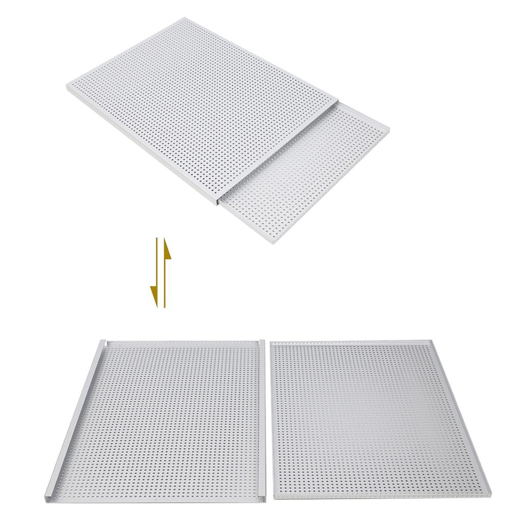 Set Of 2 Multipurpose Baking Tray Nonstick Oven Sheet for Puff Pastry Perforated Mille Feuille Rectangular Pastry Molds