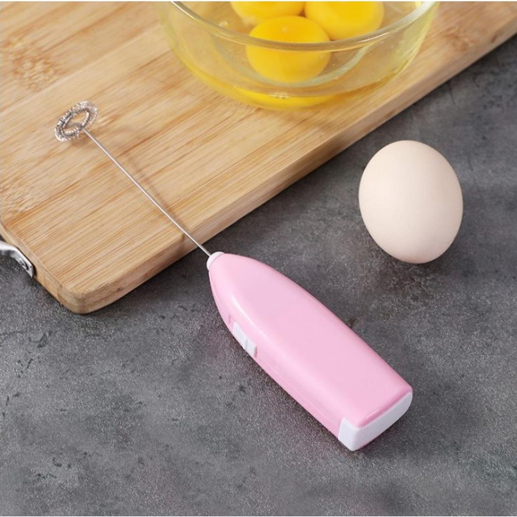 Handheld Electric Egg Beater Mini Mixer for Home Baking Cream Whipping and Egg Stirring with Stainless Steel Whisk Shaft