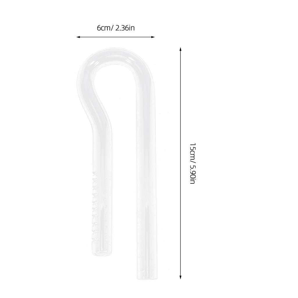1Pcs Glass Water Inlet Pipe Fish Tank Aquarium Stable Flow for Clean Aquarium Water Supply Fish Tank Glass Inflow