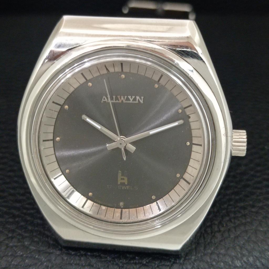 ALLWYN 6300A HAND-WINDING VINTAGE INDIA MENS ORIGINAL DIAL WATCH A706224-1