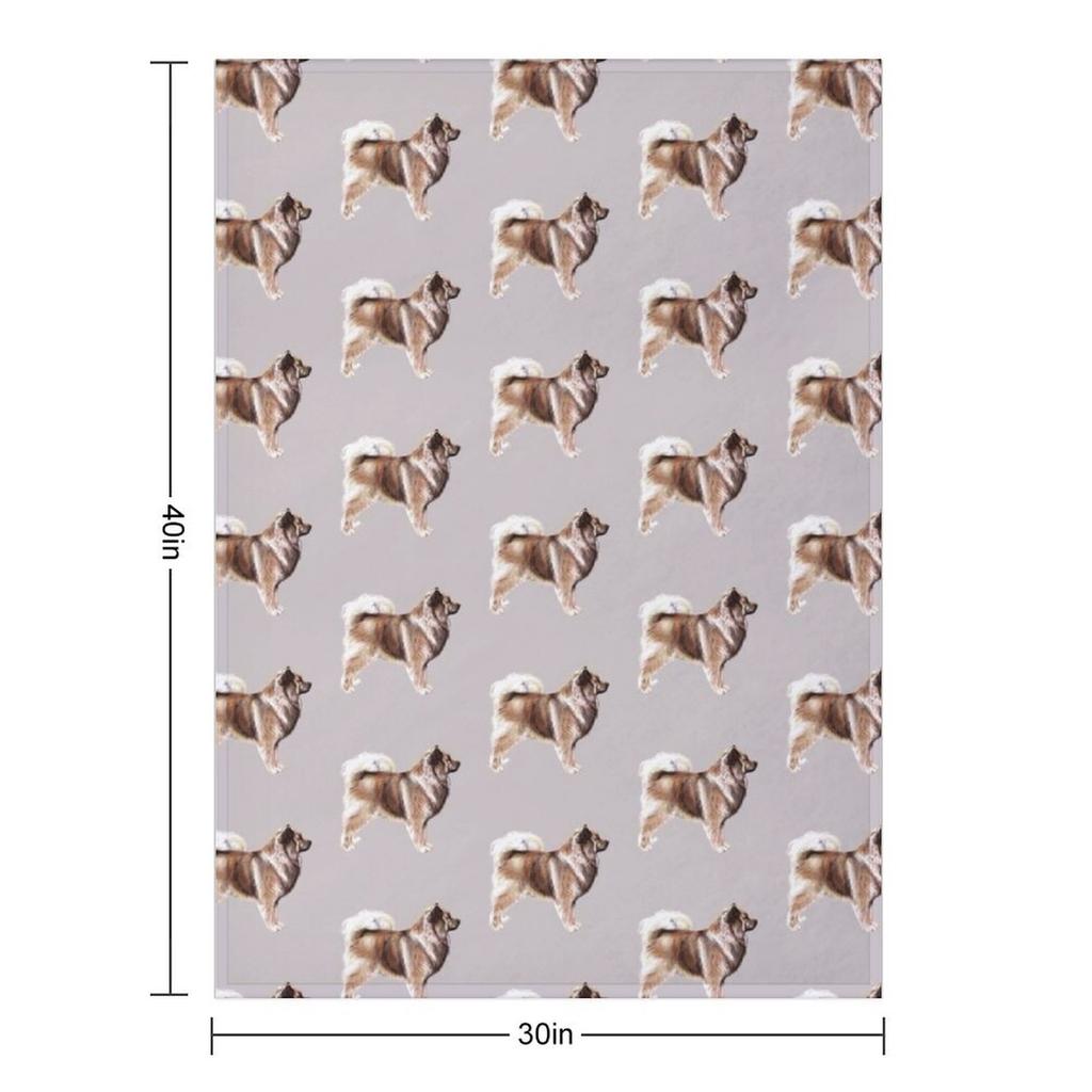 Eurasier - Dog Breed Show Stack Stand Throw Blanket Multi-Purpose Plush Heavy To Sleep Luxury Brand Blankets
