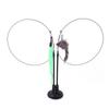 Cat Toys Simulation Bird Interactive Sucker Feather Bird with Bell Cat Stick Toy for Kitten Playing Teaser Wand Toy Cat Supplies
