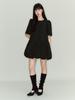 Ganiesong Jacquard Baby Doll Dress_Black