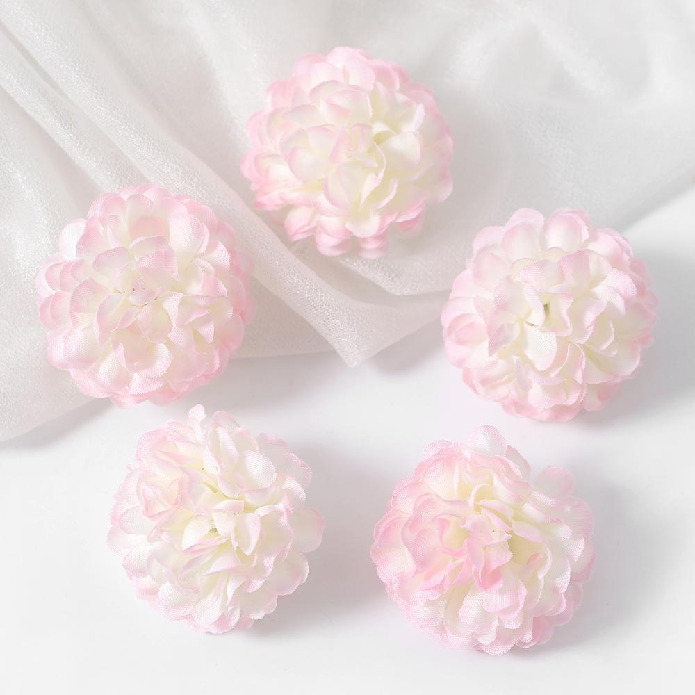 10/20 Stück Künstliche Blumenköpfe 4,5 cm Kunstblume für Heimdeko Garten Hochzeitsparty Dekoration Basteln Girlande Geschenke Zubehör