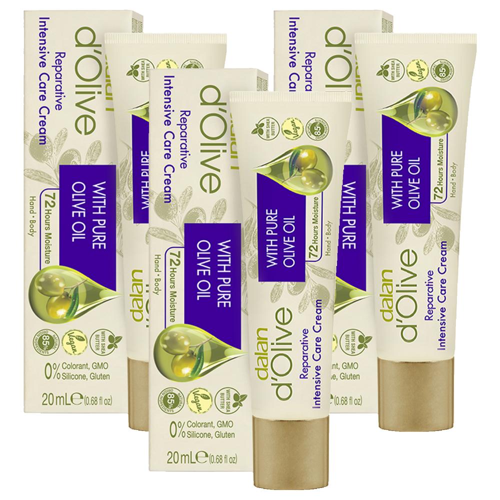 Dalan Diolive Reparative Intensive Care Hand Cream 3 Pcs 20ml