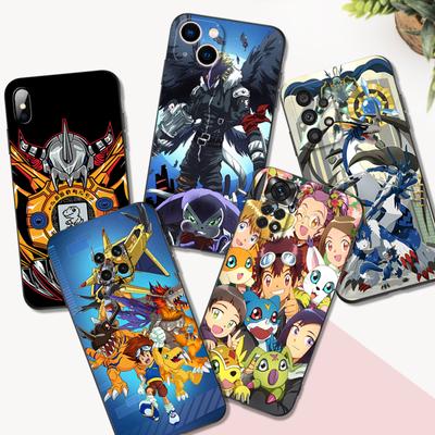 Black Tpu Case For Samsung Galaxy M53 M13 M62 A12 A22 A32 A42 A52 A72 4g 5g A20S Back Cover Digimon Dinosaur Anime