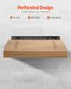 2 Pcs Shelf Brackets 16 inch / 406.4 mm Heavy Duty Floating Shelf Brackets