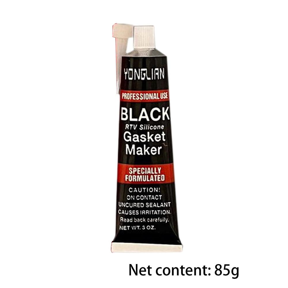 Engine Gasket Sealant Hi Temp Waterproof Engine Sealants Universal Waterproof High-Temperature Black Oil Resistant Gasket-Free
