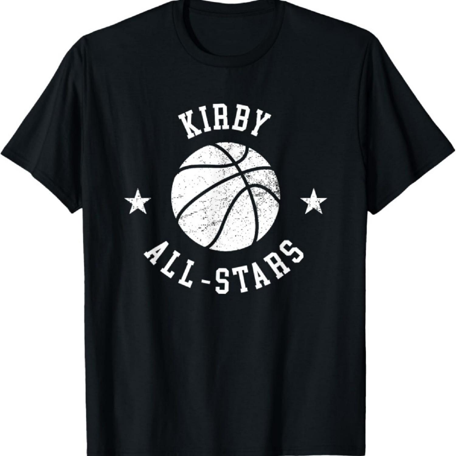 

Kirby Vintage All-Stars Retro 80s Basketball T-Shirt XXXXXL чорний