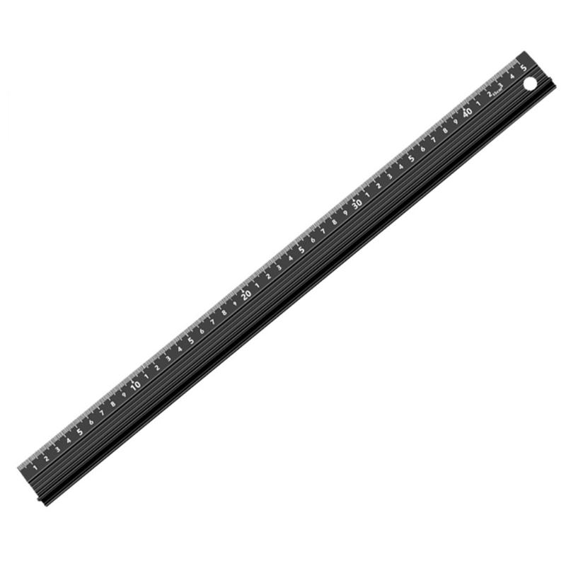 Metal Crafting Ruler L Type Safety Ruler with Clear Scale Cutting Ruler for Cutting and Craft Projects