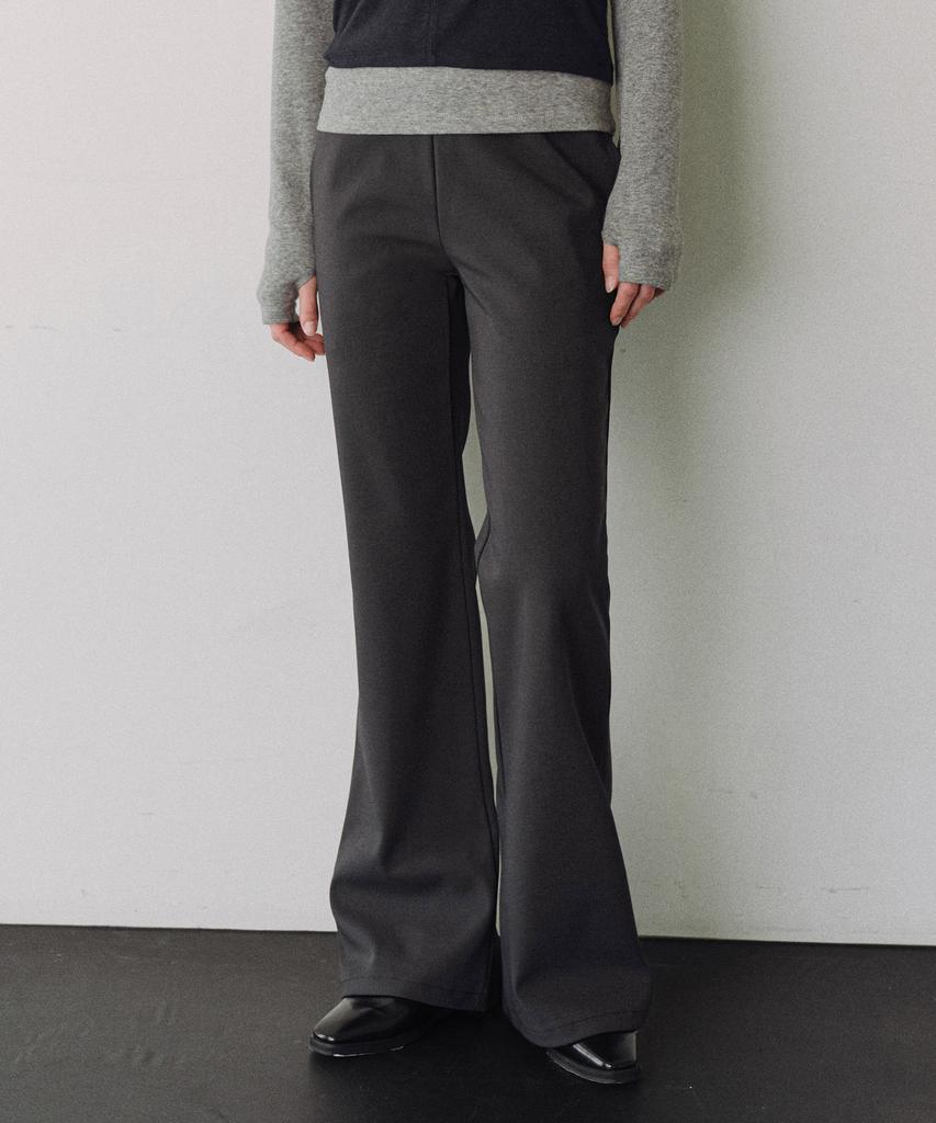 Yulago Banding Boots Cut Pants