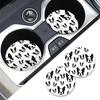 2pcs Boston Terrier Dog  Cup Holder Coasters,  Interior Waterproof Coaster To Keep Your  Cup Holders Clean And  for Easy To Move