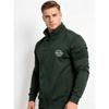 Men's Plus Size Cotton Track Jacket (Sizes L-6XL) - Full Zip Stand Collar Sweatshirt with Pockets - Big and Tall Casual Outerwear