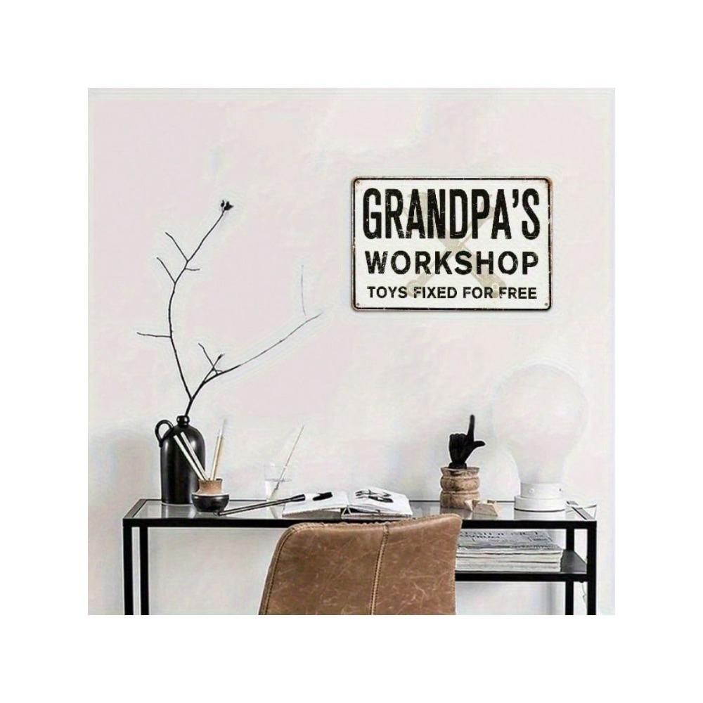 Metal Garage Workshop Poster Rustic Home Decor Tin Sign