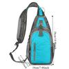 Multi-Functional Sports Shoulder Bag Casual Crossbody Fanny Pack Compact Male Chest Bag  Daily Use