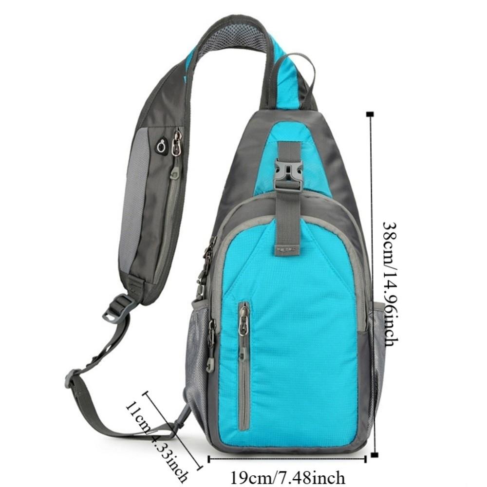 Multi-Functional Sports Shoulder Bag Casual Crossbody Fanny Pack Compact Male Chest Bag Daily Use