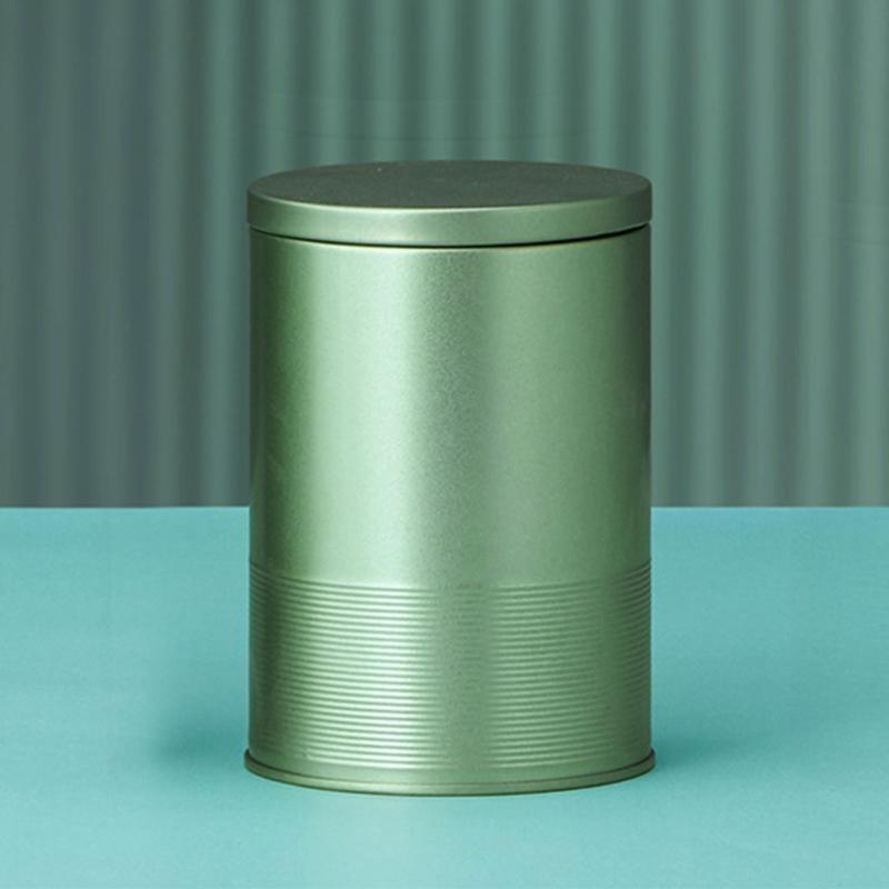 Coffee Storage Jar Metal Tea Box Can for Loose Tea Smell Proof Container Leaf Tea Tinplate Containers Storage Gift Box