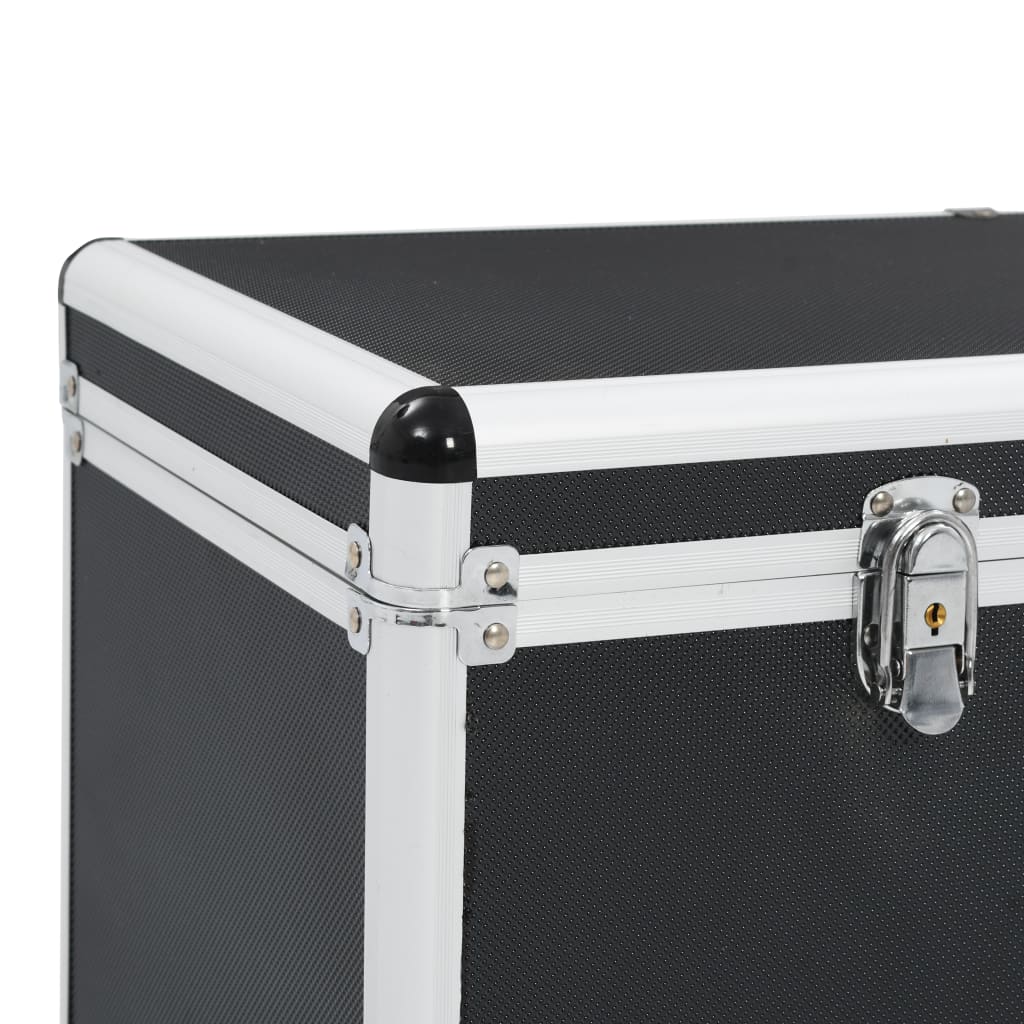 Storage Case Set 2 pcs Black Aluminum