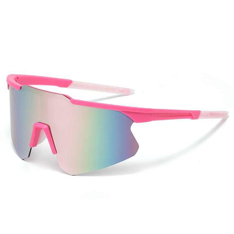 Cross Border New Men's Women's Fashionable Sunglasses Windproof Outdoor Sports Colorful Eye Protection Bicycle Riding Glasses
