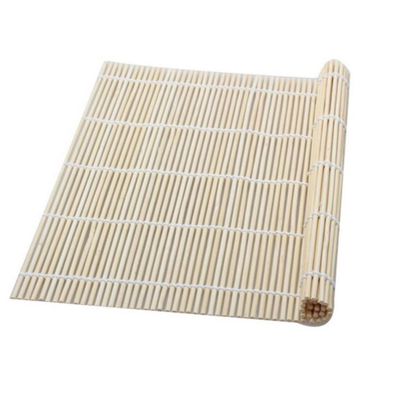 Kit per Arrotolare Sushi 2 Pezzi, Tappetino in Bambù per Sushi per Principianti, Sushi Fai-da-te a Casa