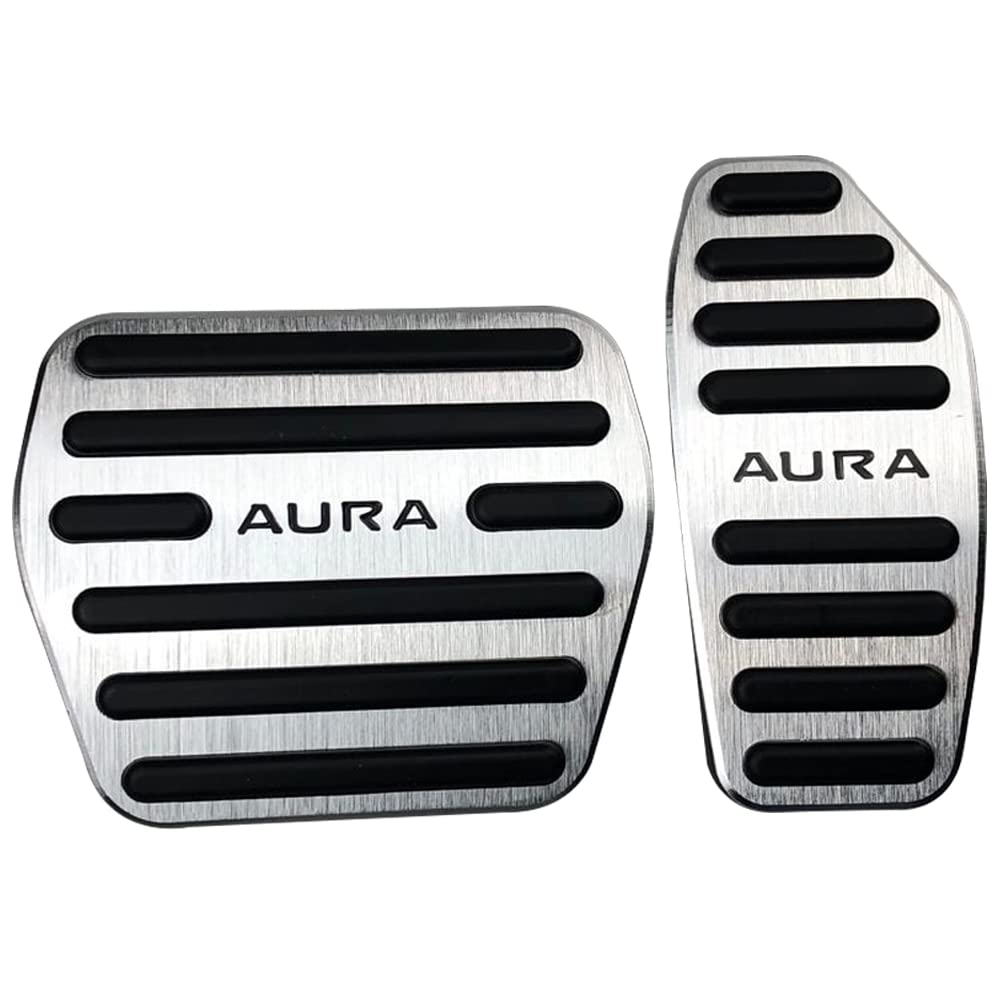 

BOYOUS Note Серия New Aura E13 Специально разработанные высококачественные алюминиевые накладки на педали Накладка на педаль газа и тормоза Оригинальный сменный дизайн Легко