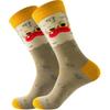 AB New Fashion Socks for Men and Women Colorful Cartoon Animal Cotton Sock Hip Hop Funny Plant Mushroom Bird Stocking