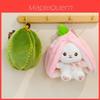 Peluche coniglio-frutta trasformabile, Giocattolo di peluche coniglio reversibile con guscio di frutta staccabile, Regalo per bambini