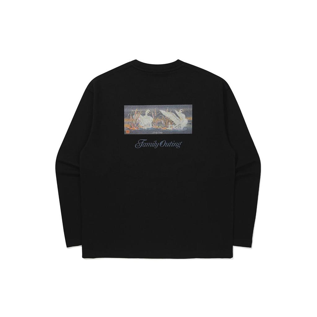 KODAK Scenery Graphic Long Sleeve T-Shirt Black