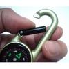 Zinc Outdoor Mountaineering Multifunctional Keyring with Compass & Thermometer