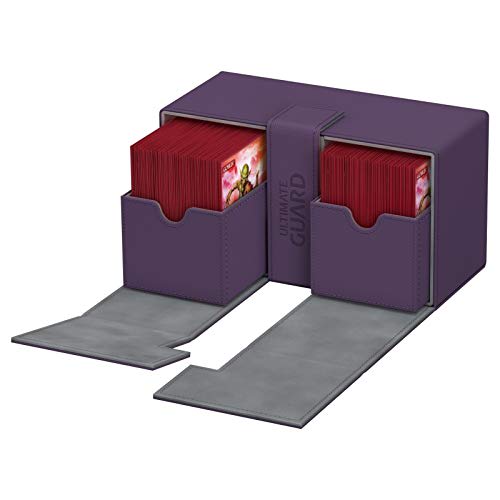 Ultimate Guard Twin Flip Tray Deck Case 200+ Xeno Skin, Purple